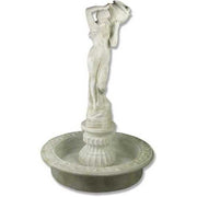 Lifesize Rebecca At Well Fountain w/pum Outdoor/Indoor Statue - Bella Statues