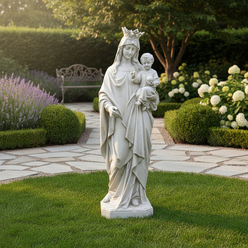 Blessed Virgin Mary with Child Statue (65-Inch)