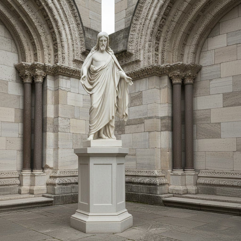 Christ the Redeemer Outdoor Catholic Statue (60 - Inch) - Bella Statues