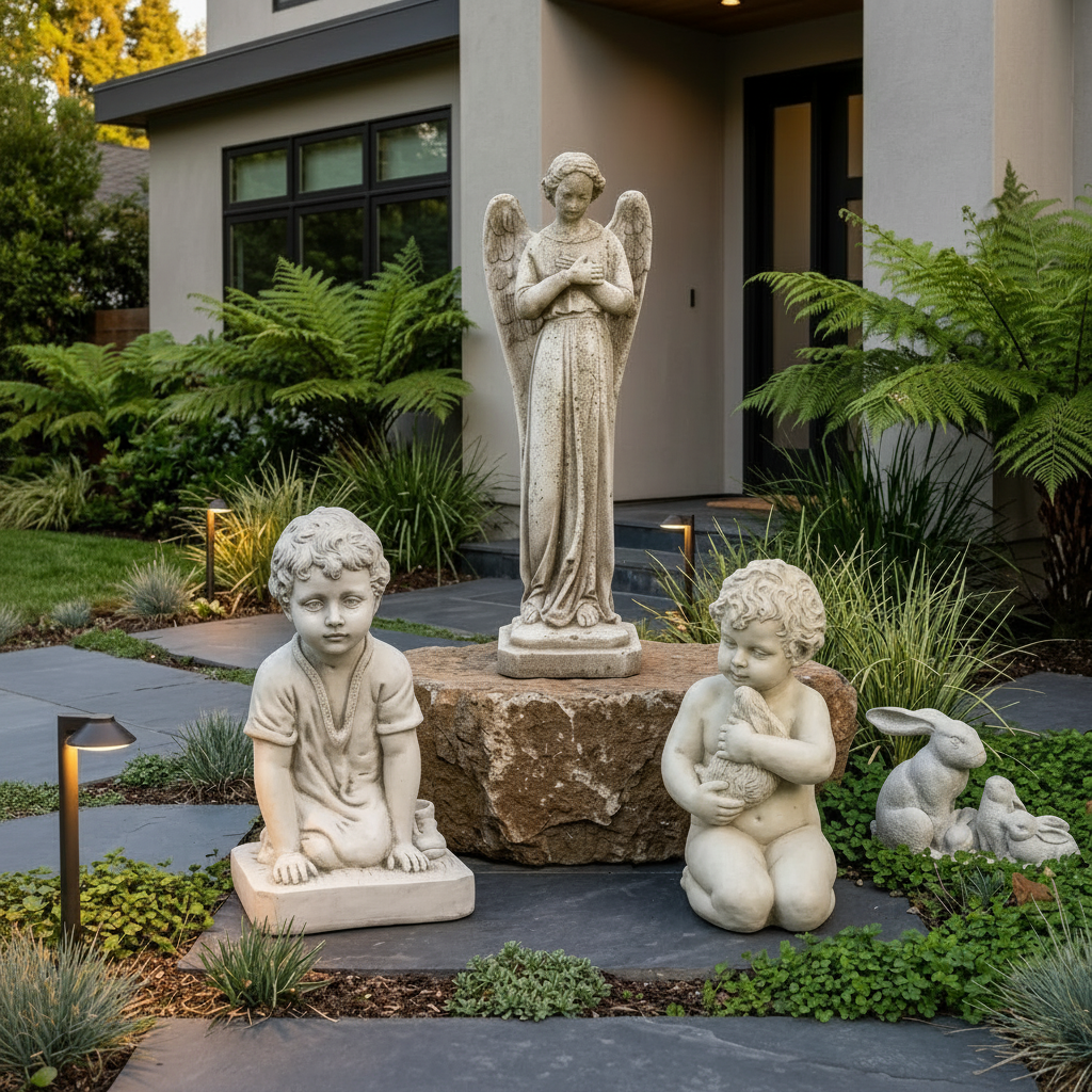Prayer Garden w/ Cherub