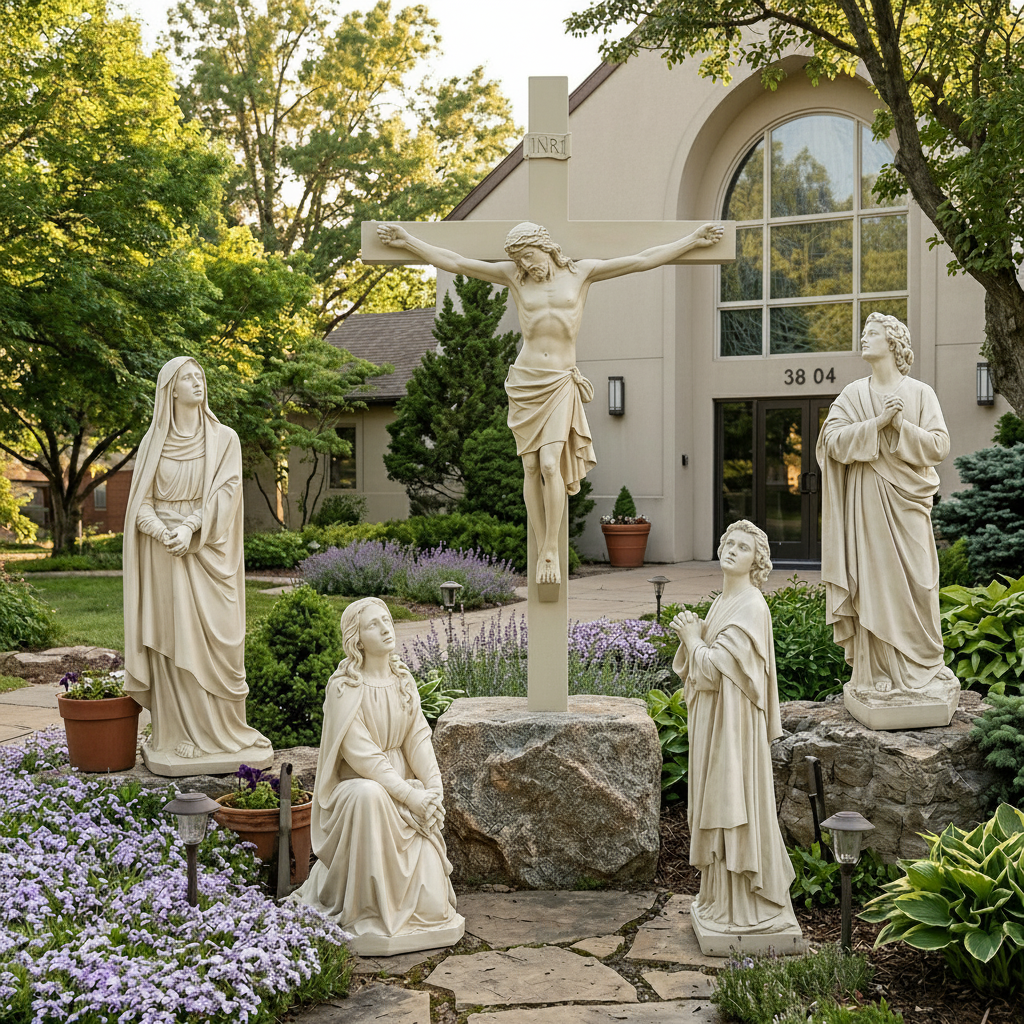 Crucifixion Set Perfect for Front House and Church