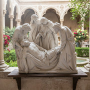 Jesus Is Buried Station 14 Outdoor Catholic Statue (41 - Inch) - Bella Statues