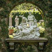 Jesus Nailed to the Cross Station 11 Outdoor Catholic Statue (47 - Inch) - Bella Statues