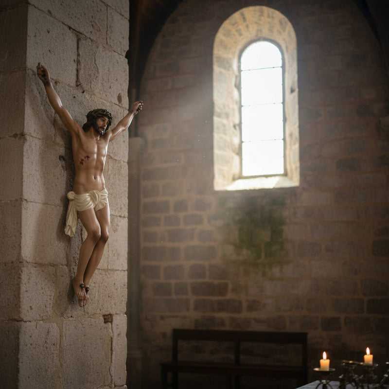 Corpus of Christ Catholic Statue (27 - Inch) - Bella Statues