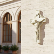 Corpus on Cross Outdoor Catholic Statue (20 - Inch) - Bella Statues