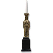 Caryatid Candleholder Small Outdoor/Indoor Statue - Bella Statues