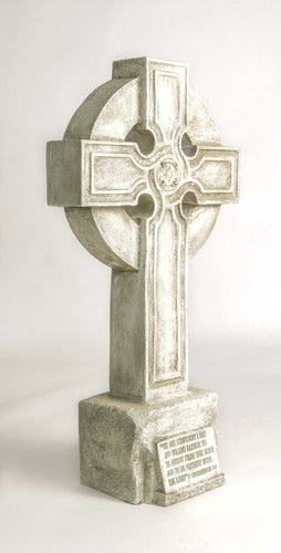 Saint John Cross on Stand Statue (32-Inch)