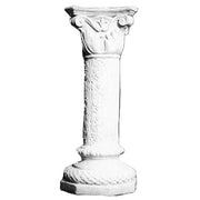Decorated Pedestal Statue (22 - Inch) - Bella Statues