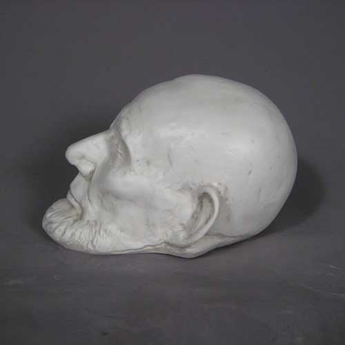 Lincoln Life Mask With Beard Bust Display Decor (12-Inch)
