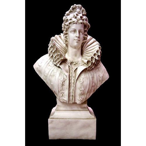 Lifesize Queen Elizabeth Bust 46 Outdoor/Indoor Statue - Bella Statues