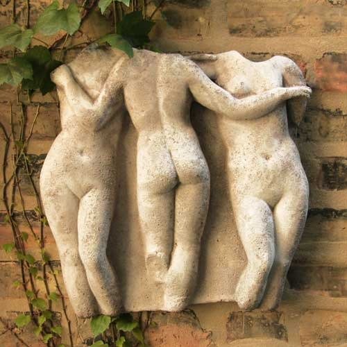 Three Graces Frieze 15 Outdoor/Indoor Statue - Bella Statues