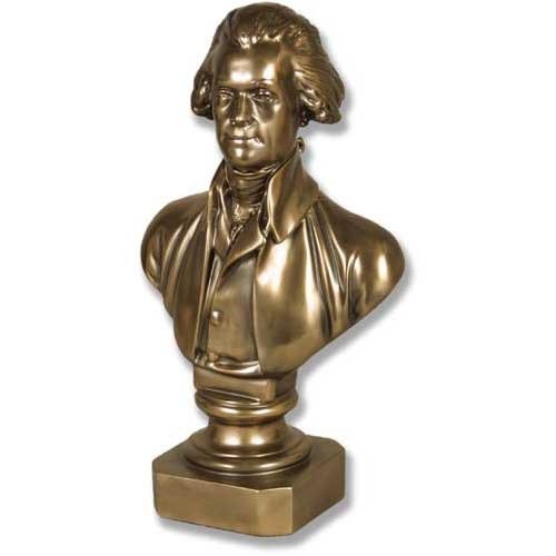 Thomas Jefferson Bust Display Decor (13 - Inch) - Bella Statues