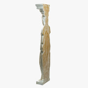 Lifesize Athenian Caryatid 1 Sided 78 Outdoor/Indoor Statue - Bella Statues
