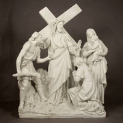 Lifesize Jesus Speaks to the Woman Station 8 Outdoor/Indoor Statue - Bella Statues