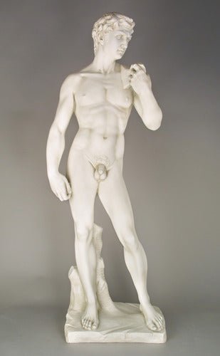 Lifesize Biblical Hero David Standing 44 Outdoor/Indoor Statue - Bella Statues