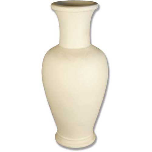 Classical Greek-style urn with a tall, flared rim and elegant, symmetrical curves in an old world European design.