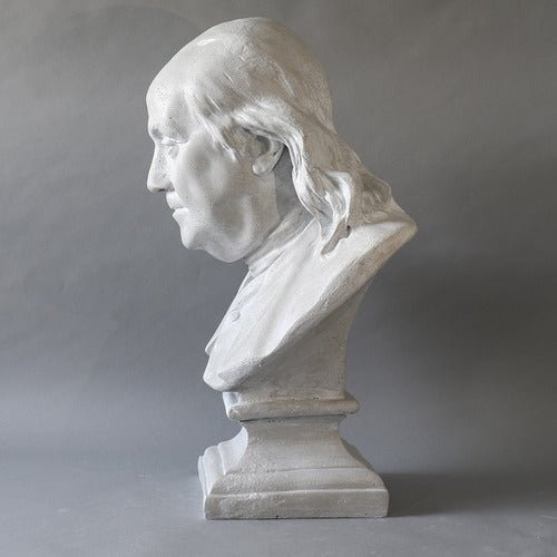 Franklin Bust by Houdon 23 Outdoor/Indoor Statue - Bella Statues