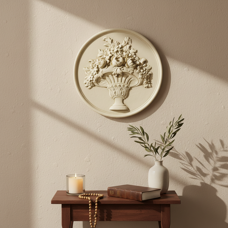 Flower Bouquet Plaque (26.0-Inch)