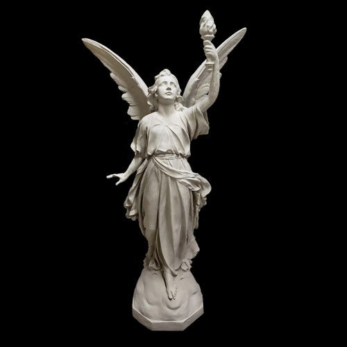 Lifesize Angel Of Light - Left 64 Outdoor/Indoor Statue - Bella Statues