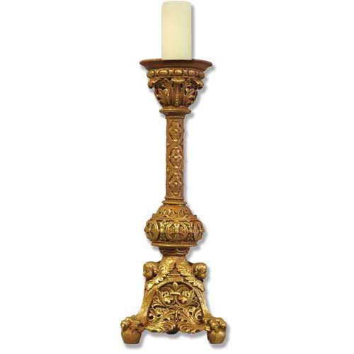 Victorian Candleholder 24 Outdoor/Indoor Statue - Bella Statues
