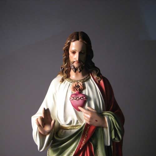 Sacred Heart Jesus Hand Raised Statue (52-Inch)