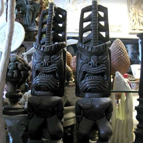 Lifesize Tiki God - 5 Ft. Outdoor/Indoor Statue - Bella Statues