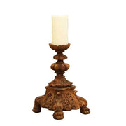 Baroque Candleholder Short Statue (13 - Inch) - Bella Statues
