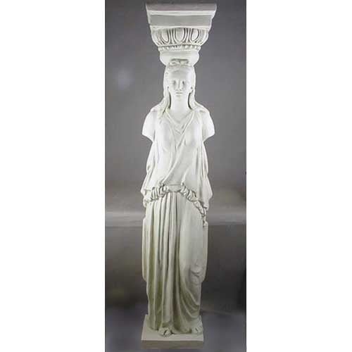 Lifesize Athenian Caryatid 2 Sided 78 Outdoor/Indoor Statue - Bella Statues