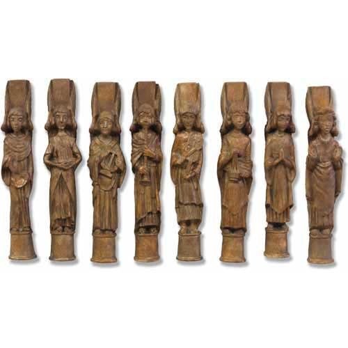 Church Angels Set Of 8 Outdoor/Indoor Statue - Bella Statues