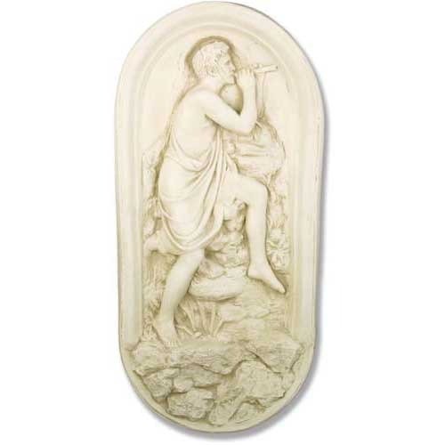 Oval Plaque Man 32 Outdoor/Indoor Statue - Bella Statues