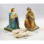 Custom Painted Jesus Mary And Joseph 30 Outdoor/Indoor Statue - Bella Statues