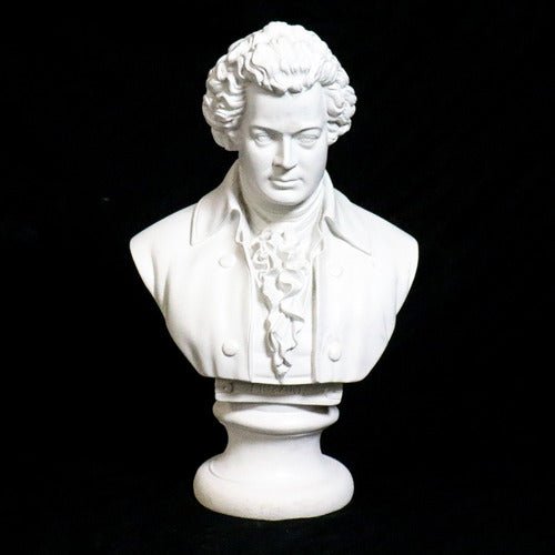 Mozart Bust Medium 17 H Outdoor/Indoor Statue - Bella Statues
