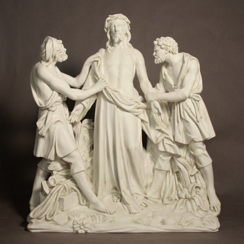 Lifesize Jesus Is Stripped Station 10 Outdoor/Indoor Statue - Bella Statues