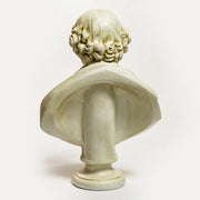 Classical old world European bust of a bearded man with ornate Renaissance-style clothing and detailed facial features. Different Angle