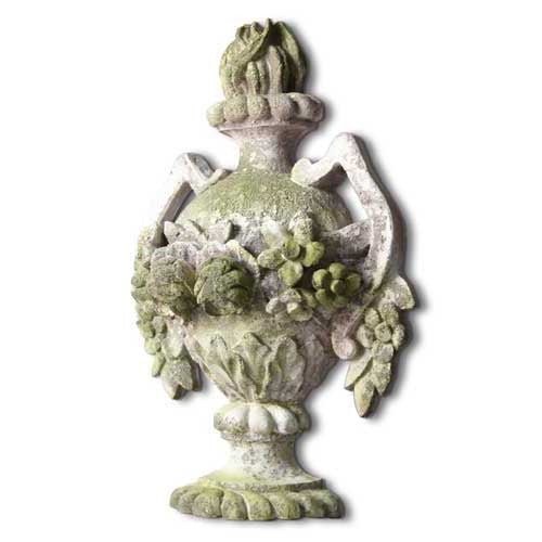 Blossoming Wall Urn 24 Outdoor/Indoor Statue - Bella Statues