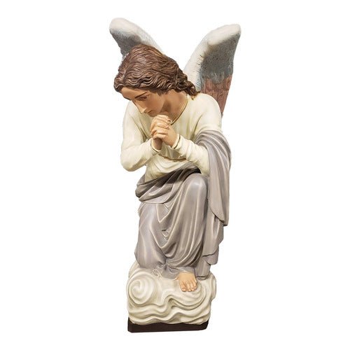 Lifesize Custom Painted Praying Angel Outdoor/Indoor Statue - Bella Statues