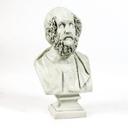 Homer Bust 29 On Sq Base Outdoor/Indoor Statue - Bella Statues