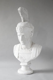 Roman Soldier with Helmet Outdoor/Indoor Statue - Bella Statues