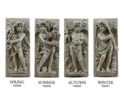 Little Boy Autumn Plaque Outdoor/Indoor Statue - Bella Statues