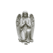 Praying Kneeling Angel Outdoor Statue (22 - Inch) - Bella Statues