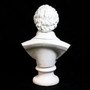 Classical European bust with ornate ruffled shirt and curled hair, inspired by Renaissance and Baroque sculptural styles. Other Angle