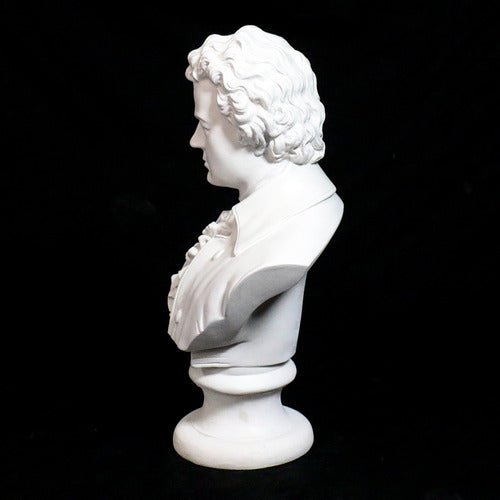 Mozart Bust Medium 17 H Outdoor/Indoor Statue - Bella Statues