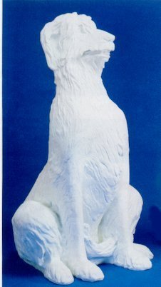 Lifesize Irish Wolfhound 49 Outdoor/Indoor Statue - Bella Statues