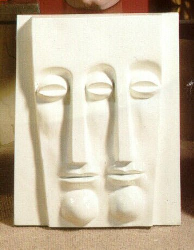 Three Eye Plaque Lg Outdoor/Indoor Statue - Bella Statues