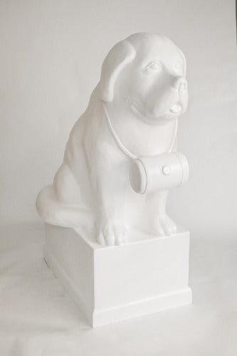 St Bernard Dog Garden Statue (41-Inch)