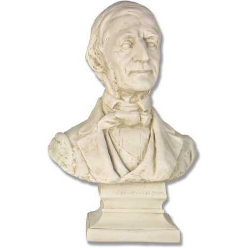 Emerson Bust Large Outdoor/Indoor Statue - Bella Statues