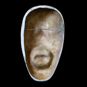 Sculpted face with exaggerated open mouth and furrowed brow, featuring dramatic, old world European and Gothic-inspired details. Side Angle