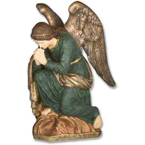 Custom Painted Lifesize Praying Angel 38" H Outdoor/Indoor Statue - Bella Statues