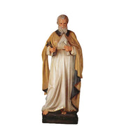 Saintly figure in classical old world European style, holding keys and draped in ornate, flowing Renaissance-inspired robes.