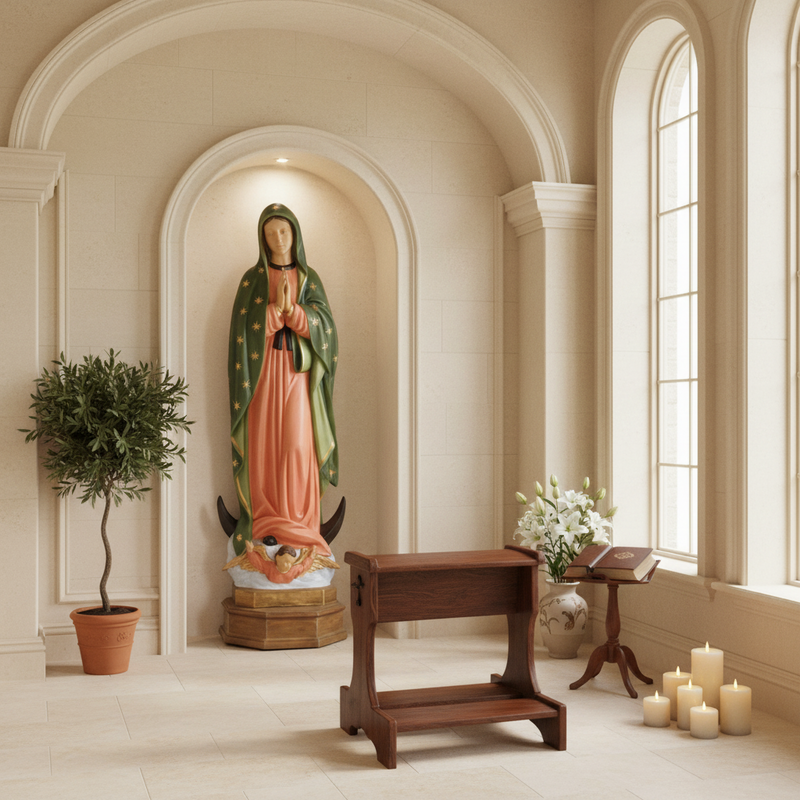 Our Lady of Guadalupe Religious Statue (53-Inch)